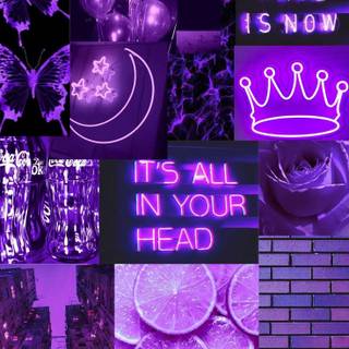 Purple phone aesthetic wallpaper