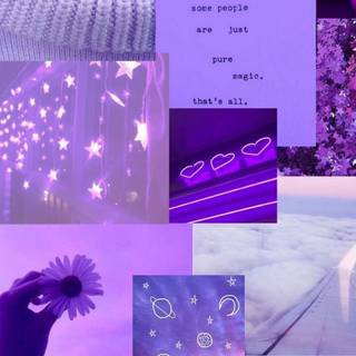 Purple phone aesthetic wallpaper