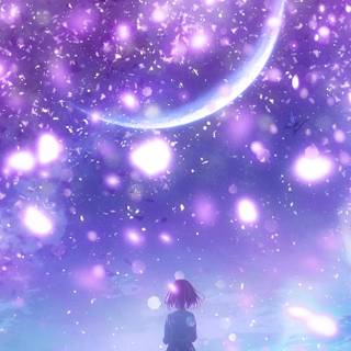 Purple phone aesthetic wallpaper