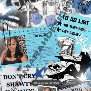 iPhone aesthetic blue wallpaper