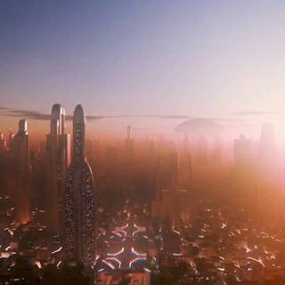 Coruscant iPhone wallpaper