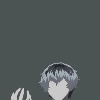 Anime minimalistic phone wallpaper