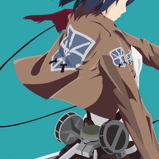 Anime minimalistic phone wallpaper