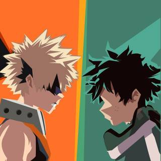 Anime minimalistic phone wallpaper