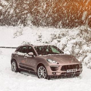 Porsche Macan iPhone wallpaper