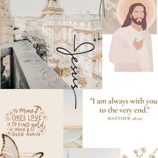 Jesus Christmas collage wallpaper