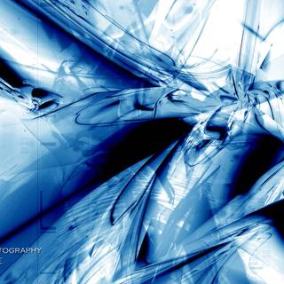 Blue and white desktop wallpaper