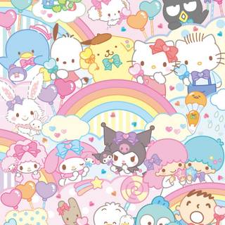Pastel Sanrio wallpaper