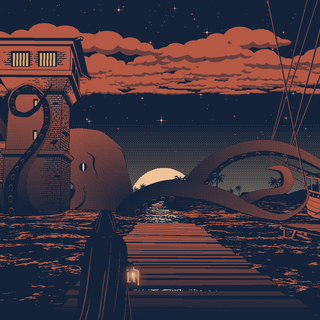 Aesthetic pixel desktop wallpaper