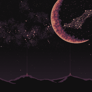Aesthetic pixel desktop wallpaper
