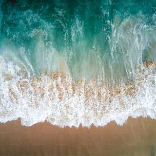 Desktop waves wallpaper