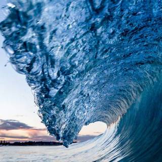 Waves mobile wallpaper