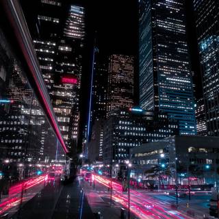 Dark city mobile wallpaper