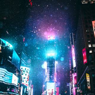 Dark city mobile wallpaper