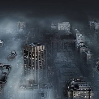 Dark city mobile wallpaper