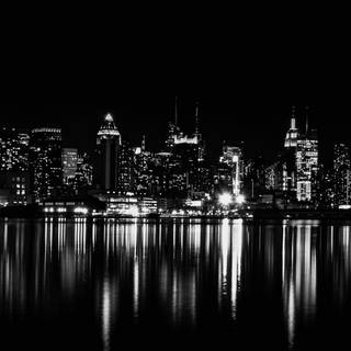 Dark city mobile wallpaper