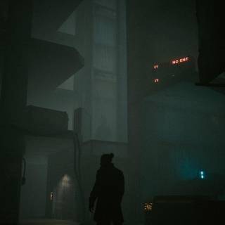 Dark city mobile wallpaper