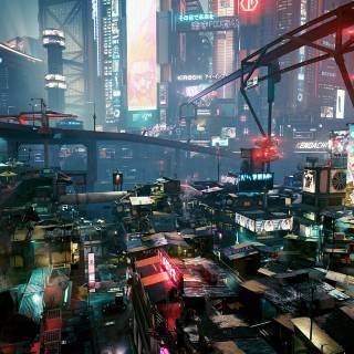 4k Cyberpunk iPhone wallpaper