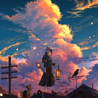 4k aesthetic anime mobile wallpaper