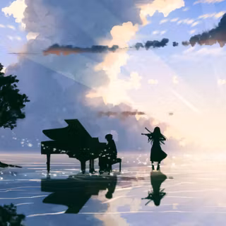 Anime scenery HD phone wallpaper