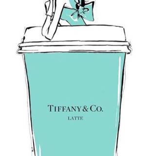 Tiffany bag wallpaper