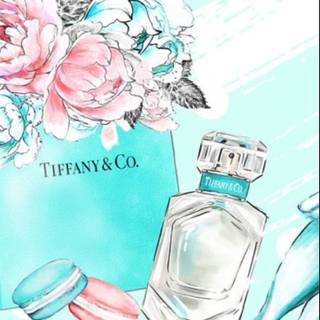 Tiffany bag wallpaper