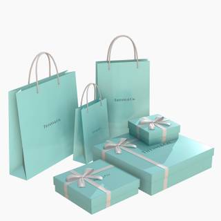 Tiffany bag wallpaper