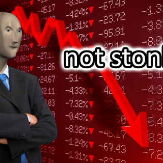 Not stonks wallpaper