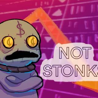 Not stonks wallpaper