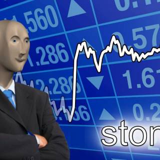 Not stonks wallpaper