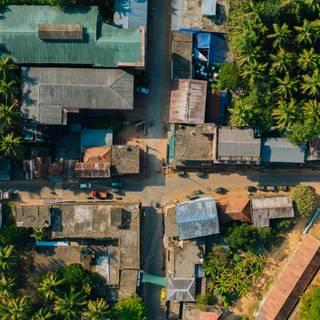 Small village wallpaper