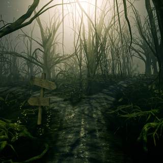 Horror jungle wallpaper