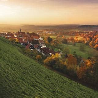 Small village wallpaper