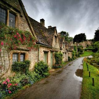 Small village wallpaper