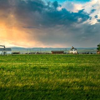 Small village wallpaper