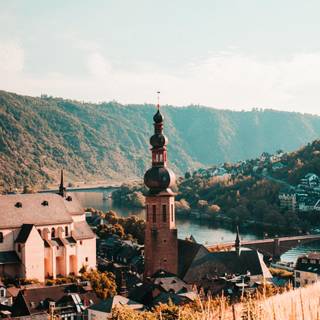 Small village wallpaper