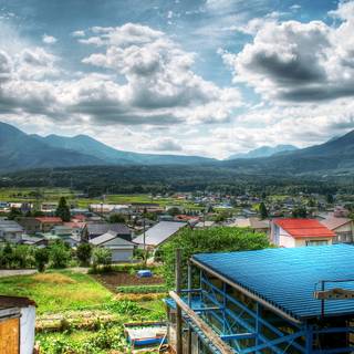 Small village wallpaper