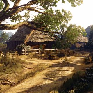 Small village wallpaper