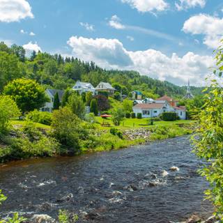 Small village wallpaper