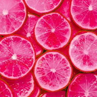 Pink lemon wallpaper