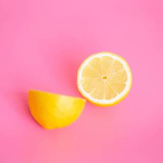 Pink lemon wallpaper