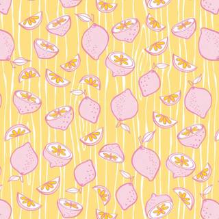 Pink lemon wallpaper