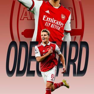 Odegaard iPhone wallpaper