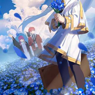 Frieren 4k phone wallpaper