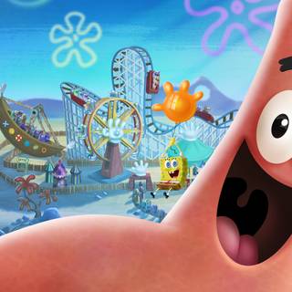 Spongebob PS5 wallpaper