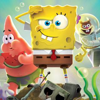 Spongebob PS5 wallpaper