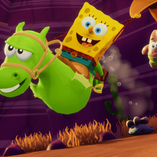 Spongebob PS5 wallpaper