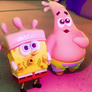 Spongebob PS5 wallpaper