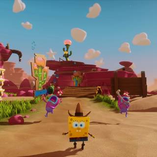 Spongebob PS5 wallpaper