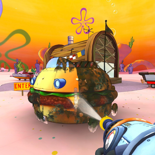 Spongebob PS5 wallpaper